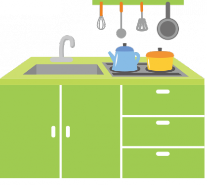 酸素の洗剤サンソリキでキッチンのお掃除