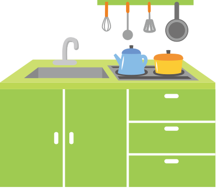 酸素の洗剤サンソリキでキッチンのお掃除