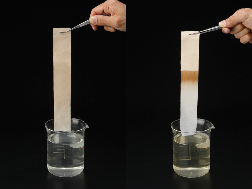 紅茶のシミ汚れを酸素の洗剤サンソリキで落とす実験