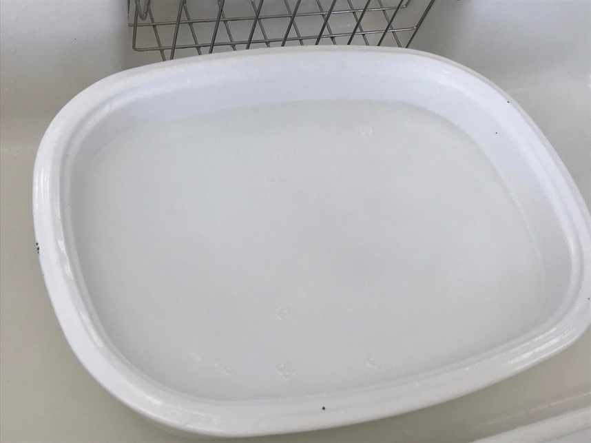 酸素の泡が充満