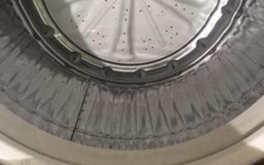 8.脱水、すすぎとコース通りにすすんで終了